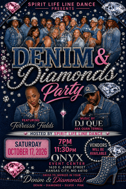 Denim & Diamonds Party